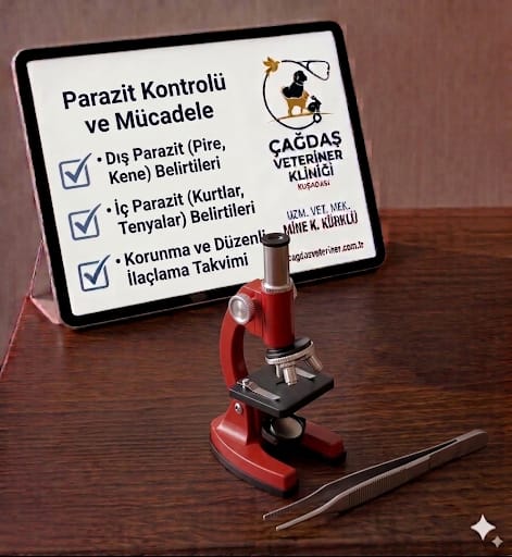 Evcil Hayvanlarda İç ve Dış Parazit Mücadelesi